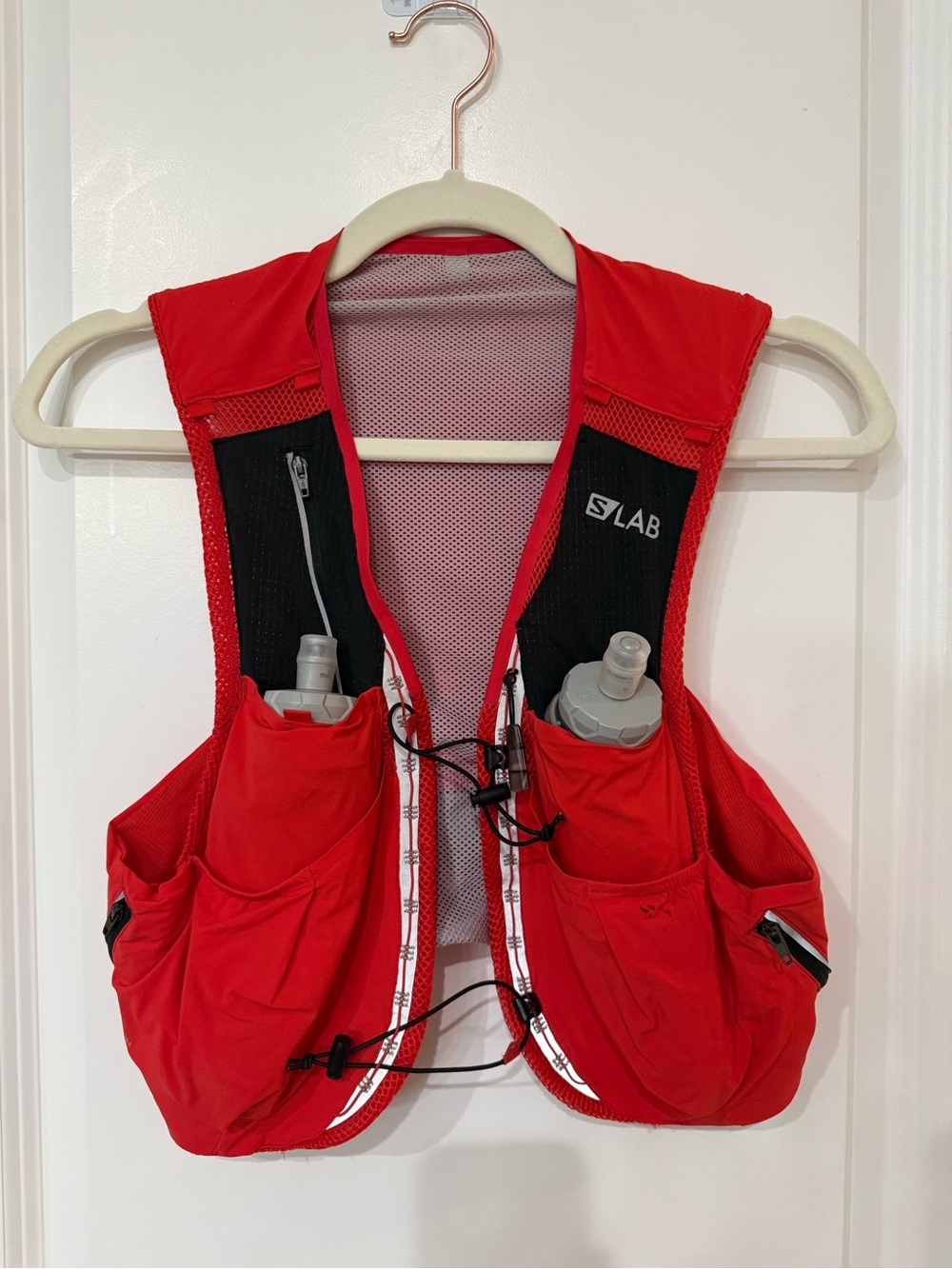 Salomon S/LAB Sense Ultra 5 Hydration Running Vest Set 2x500mL Red